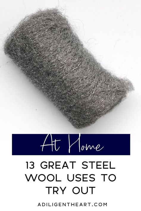 13 Great Steel Wool Uses to Try Out #athome #AtHome #organization Cleaning Headlights, Steel Wool And Vinegar, Sanding Furniture, How To Clean Headlights, Types Of Steel, 9 Volt Battery, Kitchen Surfaces, Mineral Spirits, Aging Wood