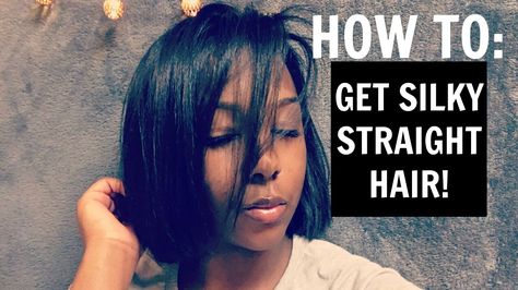 HOW TO: FLAT IRON NATURAL HAIR! [Video] via @blackhairinfo Flat Iron Natural Hair, Silky Straight Hair, Flat Iron Hair, Natural Hair Transitioning, Best Natural Hair Products, Transitioning Hairstyles, Iron Hair, Hair Iron, Flat Hair