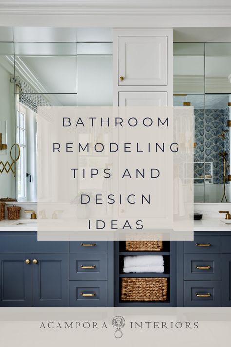 Changing up your bathroom is a great place to start to lighten your mood to match the season. Whether you’re undertaking a remodel of your primary bathroom or refreshing your downstairs powder room, the prospect of introducing bold wallpaper or sleek tile to your space can certainly spark some joy. Keep reading for our how-to guide, complete with cost considerations and design tips to help you get the bathroom remodel or renovation project of your dreams underway. Primary Bathroom Remodel, Luxurious Bathtubs, Green Grey Paint, Standing Shower, Timeless Bathroom, Wall Mount Sink, Primary Bathroom, Bathroom Remodels, Lighting Plan