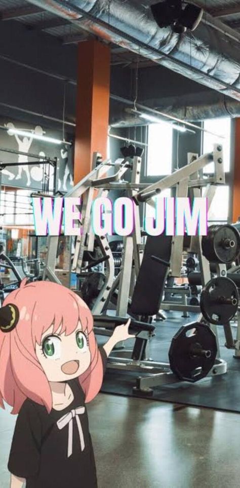 We Go Jim, Fitness Wallpaper, Gym Wallpaper, Gym Art, Spy Family, High Resolution Wallpapers, Cool Wallpapers, Cool Wallpapers Art, Unique Wallpaper