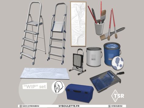 The Sims Resource - Work In Progress set - Part 2 The Sims 4 Pack, Sims 4 Tsr, Muebles Sims 4 Cc, Sims Packs, Sims 4 Clutter, The Sims 4 Packs, Sims 4 Expansions, Sims Games, Sims4 Clothes