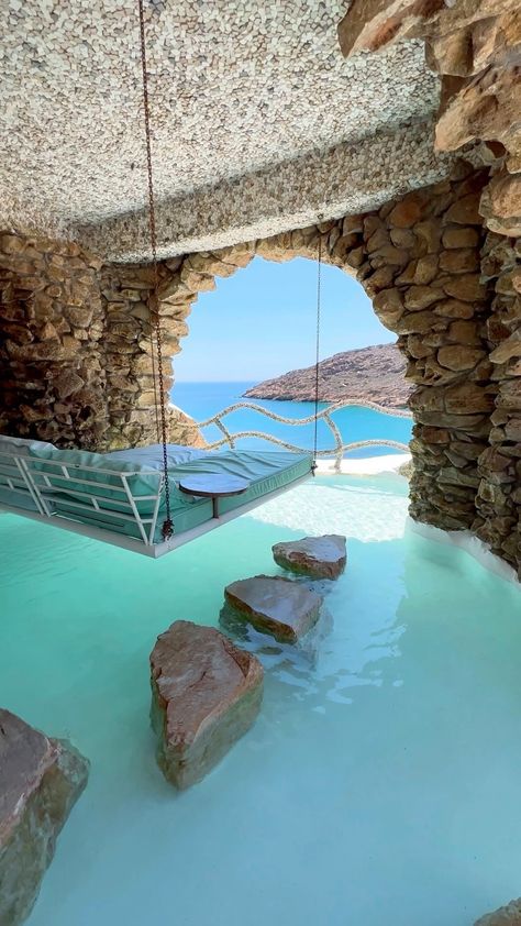 Julia Gal ✨ on Instagram: “Imagine waking up here💦 📍@calilo_ios #calilo #iosisland #globehotels #beautifulhotels #hotelsandresorts #luxuryvacations…” Calilo Hotel, Beach Honeymoon Destinations, Romantic Honeymoon Destinations, Travel Inspiration Destinations, Dream Vacations Destinations, Unique Hotels, Aegean Sea, Beautiful Hotels, Greek Island