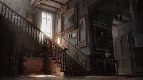 Interior Concept Art, Call Of Cthulhu Rpg, Anime Places, Victorian Interior, Bg Design, Fantasy Background, Image Painting, Call Of Cthulhu, Fantasy Castle