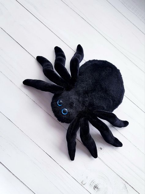 Spider Stuffed Animal, Witchlight Carnival, Sun Aesthetics, Homemade Puppets, Spider Cute, Spider Plush, Halloween Baby Gift, Big Stuffed Animal, Spider Toy