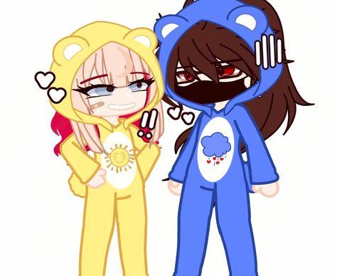 Gacha Club Edit Gacha Club Edit, Grumpy Care Bear, Grumpy Bear, Care Bear, Gacha Club, Onesies, Clothes Design