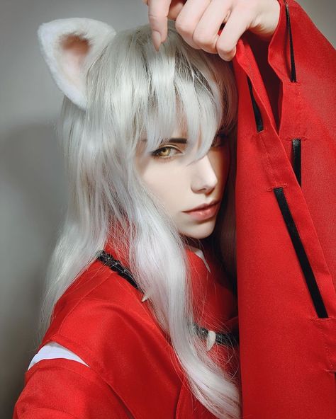 Inuyasha Cosplay, Neko Boy, White Goth, Kawaii Cosplay, Cat Boys, Sarada Uchiha, Halloween Inspo, Amazing Cosplay, Anime Costumes