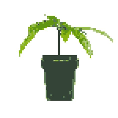 Pixel Plants Gif, Green Notion Icon Gif, Green Gifs Aesthetic Png, Pixel Plants, Notion Gif, Minecraft Plants, Pixel Gif, Notion Inspo, Notion Ideas