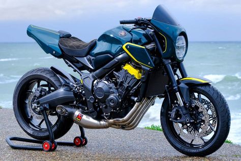 Honda Cb650r Custom, Cb650r Custom, Honda Custom, Honda Cb650r, Flat Tracker, Dream Bike, Cafe Racing, Evo X, Honda Motors