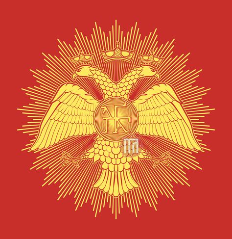 BYZANTINE DOUBLE-HEADED EAGLE on Behance Eagle Symbol, Ancient Greek City, Eagle Vector, Roman Warriors, Eastern Roman, Double Headed Eagle, Early Modern Period, Eagle Pictures, Holy Roman Empire