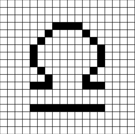 A pixel art template of Libra, the seventh astrological sign (black on white). Astrology Pixel Art, Libra Pixel Art, Zodiac Perler Beads, Crochet Garments, Beaded Patterns, Easy Perler Bead Patterns, Easy Pixel Art, Libra Sign, Pixel Drawing