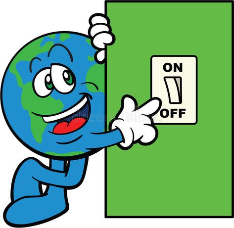 Earth Cartoon Mascot Switch Off. Vector illustration of a planet earth cartoon s , #AFF, #Switch, #Vector, #Mascot, #Earth, #Cartoon #ad Poster Menghemat Energi, Save Electricity Poster, Save Energy Paintings, Energy Conservation Poster, Save Energy Poster, Electricity Poster, Rainy Day Drawing, Nature Projects, Save Electricity