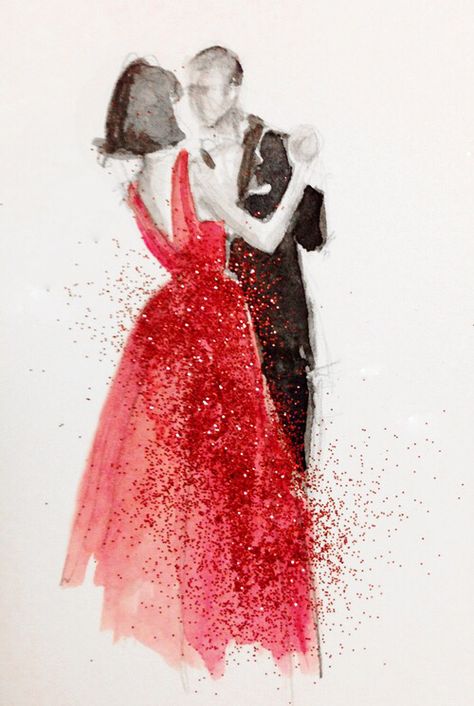 Watercolor art of a Couple dancing Reputation Lyrics, Dancing Together, Aesthetic Lyrics, Reputation Era, Taylor Songs, Couple Painting, Paper Fashion, Swift Lyrics, Getaway Car