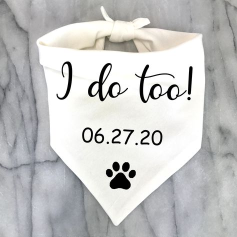 Dog Tuxedo Wedding, Big Sister Dog Bandana, Dog Of Honor, Dog Wedding Bandana, Dog Wedding Outfits, Hen Party Decorations, Dog Tuxedo, Hens Party, Bachelorette Decorations