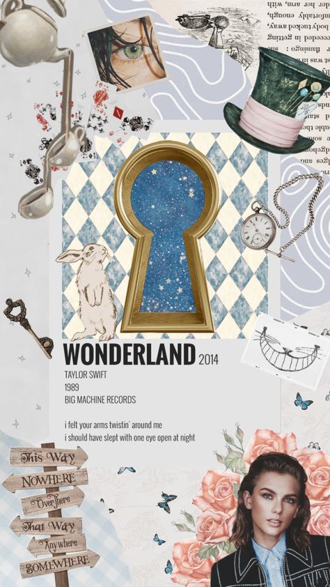 Taylor Swift Wonderland Wallpaper, Taylor Swift Wonderland, Wonderland Wallpaper, Taylor Swift 1989, Connect With People, Your Aesthetic, Creative Energy, That Way, Alice In Wonderland