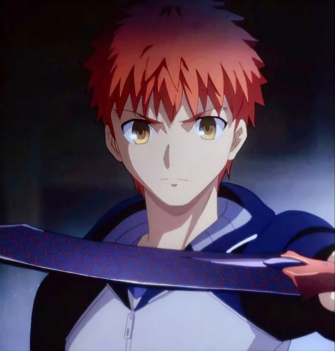 Shirou Emiya Pfp, Shirou Emiya Icon, Shiro Emiya, Emiya Shirou, Type Moon Anime, Shirou Emiya, Male Icon, Random Images, Image Icon