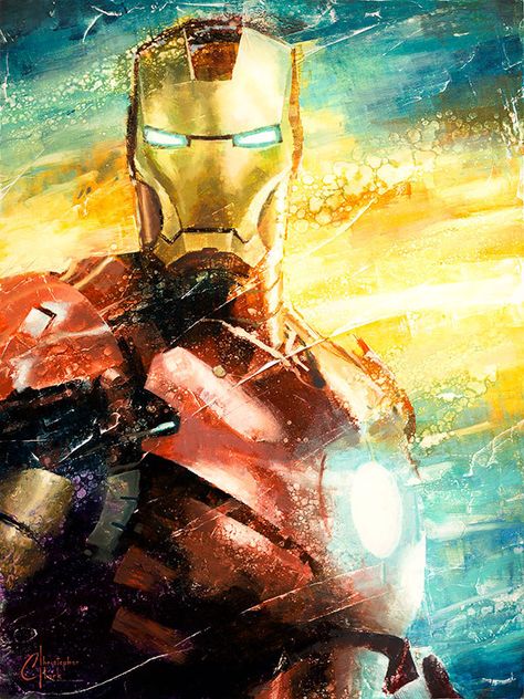 Painting Methods, Man Close, Oil Paint On Wood, I Am Iron Man, Iron Man Art, Paint On Wood, Clark Art, Commission Painting, Marvel Icons