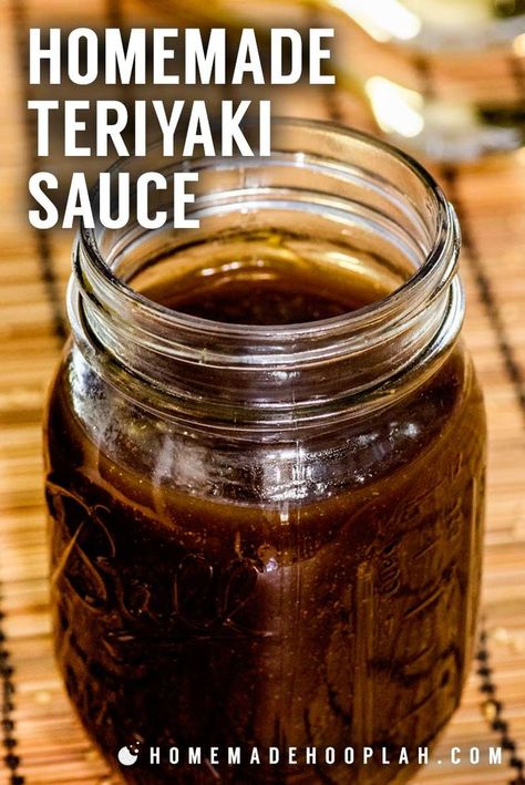 Make Teriyaki Sauce, Teriyaki Sauce Recipe, Homemade Condiments, Condiment Recipes, Homemade Teriyaki Sauce, Marinade Recipes, Homemade Spices, Teriyaki Sauce, Homemade Sauce