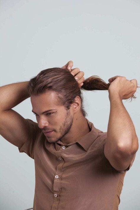 How to Tie a Man Bun 4 Different Ways | All Things Hair US Man Bun Tutorial, Down Wavy Hair, African Hairstyles For Women, Autumn Garden Wedding, Man Bun Styles, Man Bun Hairstyles, Mens Hairstyles Curly, Bun Tutorials, Women In Their 30s