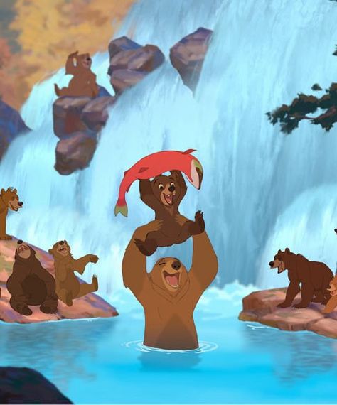 *KENAI & KODA ~ Brother Bear, 2003 Disney Duos, Brother Bear, Disney Images, Disney Animals, Walt Disney Animation, Old Disney, Disney Aesthetic, Family Memories, Disney Kids