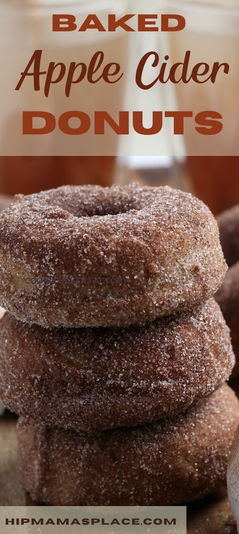 Cider Doughnut Recipe, Apple Cider Baked Donut Recipes, Apple Cider Donuts Recipe Baked, Apple Cider Donuts Recipe Air Fryer, Fall Donuts Ideas, Baked Apple Cider Donuts Recipe, Fall Donuts, Cider Donuts Recipe, Apple Cider Donuts Recipe