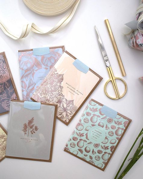 Our botanical card range features pastels with the loveliest of letterpress rose gold foil Letterpress Greeting Cards, Beautiful Gift Wrapping, Rose Gold Foil, Letterpress, Gold Foil, Gift Wrap, Bespoke, Foil, Double Sided