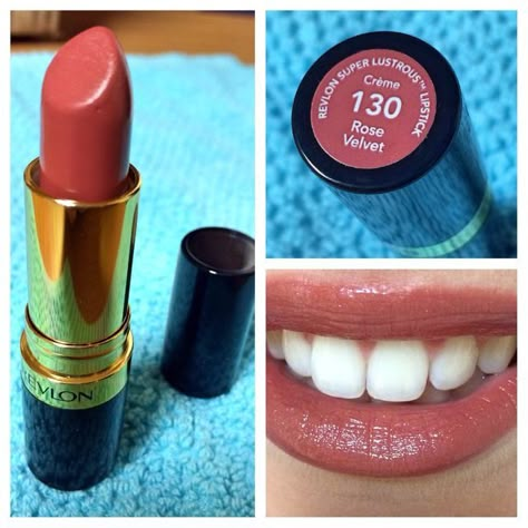 Best Lipstick Color, Revlon Lipstick, Revlon Super Lustrous Lipstick, Lipstick Kit, Revlon Super Lustrous, Rose Velvet, Best Lipsticks, Makeup To Buy, Makeup Swatches