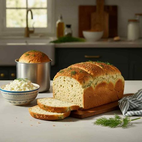 I wanted to share with you this absolute gem – Cottage Cheese Dill Bread! 🍞✨ This is an ongoing family favorite and it’s a really hearty and wholesome snack on its own with a spread of butter. It’s a perfect blend of tangy cottage cheese, fresh dill, and a hint of garlic. This bread is […] Dill Bread Recipe, Dill Bread, Garlic Parmesan Fries, Parmesan Fries, Bran Muffin Recipes, Cranberry Orange Sauce, Fried Garlic, Gazpacho Recipe, Bran Muffins