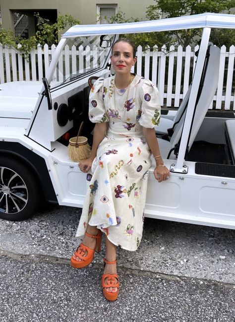 Julia Berolzheimer Outfits, Dior Sandals, Julia Berolzheimer, Studio Bag, Gucci Heels, Irene Neuwirth, Spring Summer Trends, Elegant Dresses For Women, Current Styles