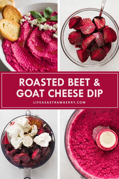 Whipped Goat Cheese And Beets, Cold Summer Appetizers, Beet Dip, Goat Cheese Dip, Summer Appetizers Easy, Goat Cheese Appetizer, Beet And Goat Cheese, Cheese Appetizer, Creamy Goat Cheese