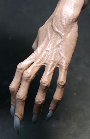 Monsterpappa (Andy Bergholtz) Nosferatu model - detail Creature Hands, Clawed Hands, Creepy Hands, Creepy Hand, Monster Hands, Special Effects Makeup, Fx Makeup, Creepy Halloween, The Count