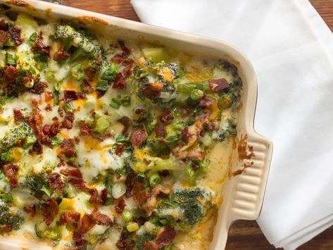 Cheddar Broccoli, Broccoli Bacon, Bacon Casserole, Broccoli Bake, Bruschetta Ingredients, Top Chicken Recipes, Baked Casserole, Cheese Casserole, Homemade Tacos