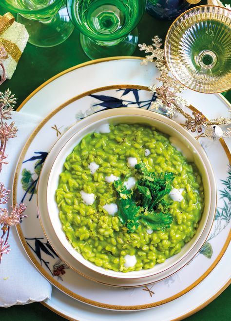 Ricetta Risotto cime di rapa e limone - La Cucina Italiana Risotto Verde, What To Cook, Cooking Dinner, Palak Paneer, Paneer, Risotto, Rap, Pasta, Thing 1