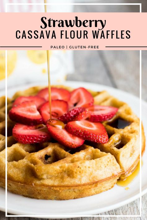 Cassava Flour Waffles, Coconut Waffles, 100 Challenge, Paleo Breakfasts, Paleo Waffles, Paleo Recipies, Fruit Vegetable Smoothie, Spring Meals, Banana Waffles