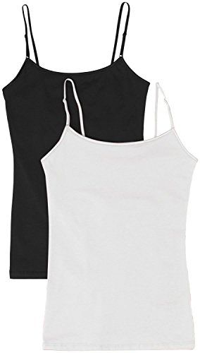 White And Black Tank Top, Designer Tank Top, Black And White Tank Top, White Tank Tops, Sunrise Avenue, Cheap Tank Tops, Simple Tank Tops, Spaghetti Top, Bra Tank Top