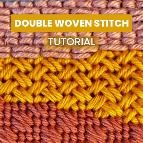 Learn how to create the Double Woven Stitch in needlepoint with this step-by-step tutorial. This tutorial will help you master this beautiful needlepoint technique. French Knot Stitch, Needlepoint Stitch, Herringbone Stitch, Needlepoint Stitches, Needlepoint Designs, French Knot, Needlepoint Patterns, Chain Stitch, Some Ideas