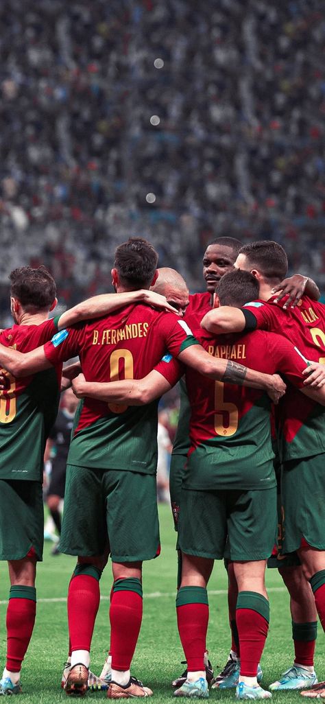 Portugal at world Cup 2022 Portugal Football Team, Portugal Fc, Portugal Team, Football World Cup 2022, Messi Pictures, Portugal National Team, Bruno Fernandes, Football Or Soccer, Football Players Images