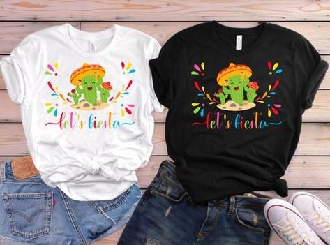 Cinco De Mayo Shirt Ideas, Mexico Vacation Shirts, Funny Cactus, Fiesta Shirt, Cactus Shirt, Twin First Birthday, Mexican Fashion, Bachelorette Shirts, Pregnancy Shirts