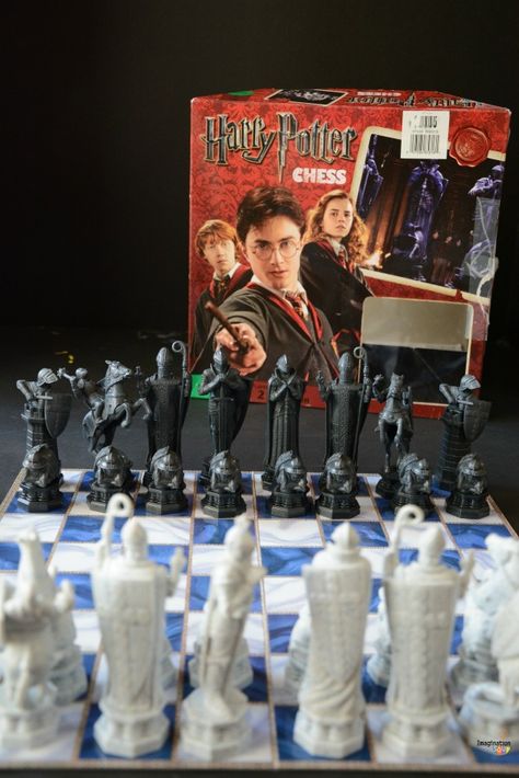 Harry Potter Chess PLUS Other Favorite Harry Potter Games!! Harry Potter Chess, Chess Rules, Themed Chess Sets, Chess Tactics, Glass Chess, Chess Strategies, Harry Potter Games, Wooden Chess Pieces, Harry Potter Kids