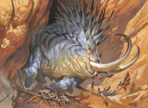 Prickleboar | Muddy Colors Boar Monster, Jesper Ejsing, Beast Creature, Mtg Art, Creature Artwork, Kaiju Art, Cool Monsters, Fantasy Beasts, The Elder Scrolls