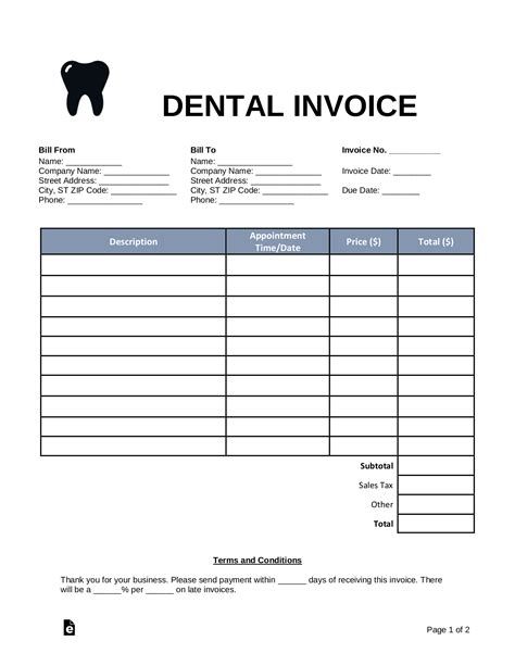 Dental Billing Invoice Template: Streamline Your Dental Practice Finances Free Dental Invoice Template Word PDF eForms from eforms.comIntroductionWhy Use a Dental Billing Invoice Template?Key Components of a Dental Billing I...  #billing #Dental #invoice #Template Balance Sheet Template, Invoice Template Word, Estimate Template, Pricing Templates, Bill Template, Receipt Template, Statement Template, Notes Template, Dental Services