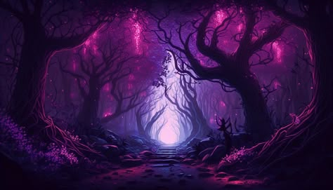 Made with Midjourney Ai Fantasy World Wallpaper Desktop, Fantasy Aesthetic Laptop Wallpaper, Magical Background Landscape, Desktop Wallpapers Dark Fantasy Art, Dark Purple Laptop Wallpaper, Pc Background Aesthetic Dark, Fantasy Laptop Wallpaper, Fantasy Landscape Wallpaper Desktop, Witch Wallpaper Laptop