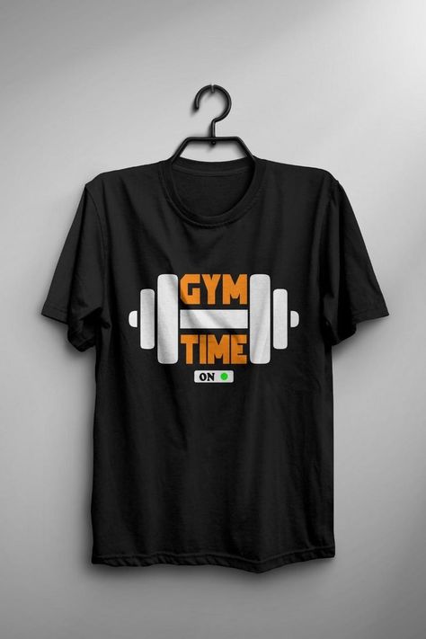 Gym Tshirt Design Ideas, Mens Gymwear, Gym T Shirt Design, Gym Slogans, Gym Tshirt Design, T Shirt Text Design, Gym Shirts Mens, Gym T Shirt, Gym Lover