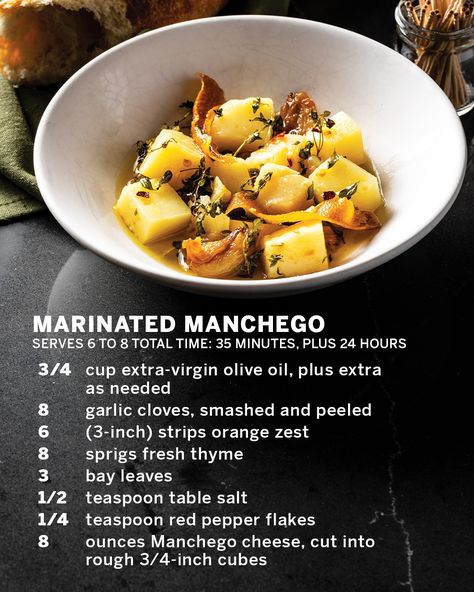 Manchego Cheese, America's Test Kitchen Recipes, Heirloom Recipes, Christmas Menu, Americas Test Kitchen, Slow Food, Food Words, Small Bites, Test Kitchen