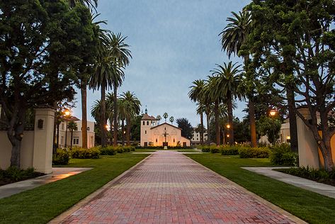 Santa Clara University Smart Parking, Santa Clara California, Santa Clara University, Pedestrian Safety, Vision Board Examples, Essay Prompts, Private University, Dream College, Dream School