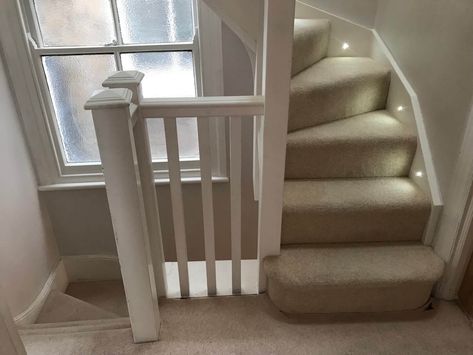 Gallery of our work | Touchstone Lofts Small Attic Stairs, Loft Bedroom Stairs, Attic Room Stairs, Attic Conversion Stairs, Stairs To Loft Conversion, Loft Conversion Landing, Small Loft Conversion Bedroom, Small Loft Conversion, Stairs To Attic Conversion