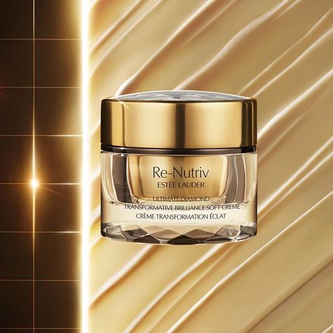 Estée Lauder launches Re-Nutriv Ultimate Diamond Transformative Brilliance Soft Creme  #anti-spot #beauty #beautycare #CEO #estéelauder #fluxury #firmness Estee Lauder Re-nutriv, Luxury Magazine, Beauty Design, Estée Lauder, Skin Rejuvenation, Estee Lauder, Vaseline, Product Launch, Skin Care