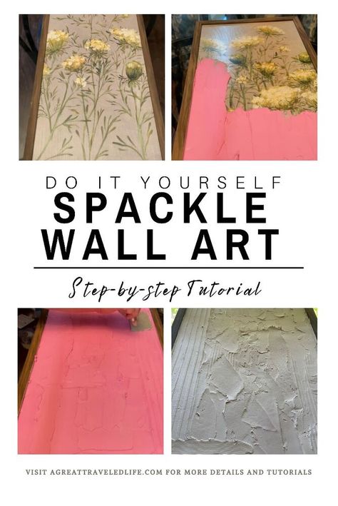 Drywall Mud Wall Art, Grout Canvas Art, Easy Diy Large Wall Art, Make Your Own Wall Art, Spackle Wall Art, Cheap Diy Wall Art, Art Wishlist, Imperfect Art, Drywall Art