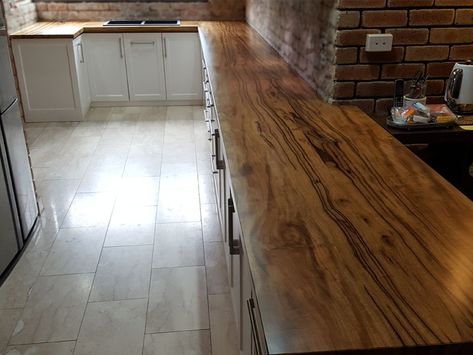 Kitchen bench tops - Timberbenchtopsperth Kitchen Bench Tops, Timber Benchtop, Kitchen Island Bench, Walnut Kitchen, Kitchen Bench, Oak Bench, Island Bench, American Black Walnut, Kitchen Benches