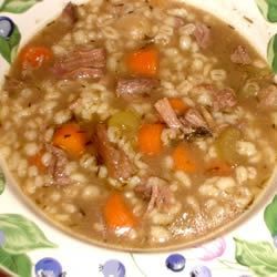 Beef and Barley Soup I Soup With Soup Bones, Soup Bone Recipes, Beef Soup Bone Recipes, Bone Recipes, Beef Soup Bones, Beef And Barley Soup, Beef And Barley, Beef Barley, Beef Barley Soup