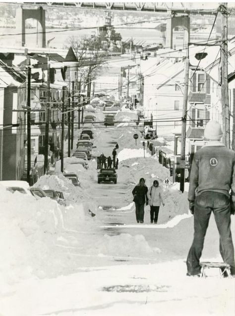 Fall River Blizzard of 78 Fall River Massachusetts, Fall River Ma, Cape Ann, New Bedford, Fall River, St Anne, Vintage Fall, Old Pictures, Massachusetts